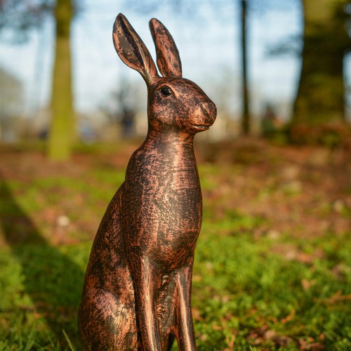 Hare garden sculpture - hare, –