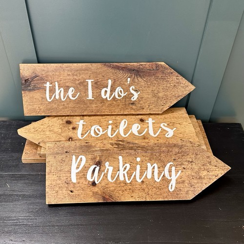 Vintage wooden signs for - 6x,