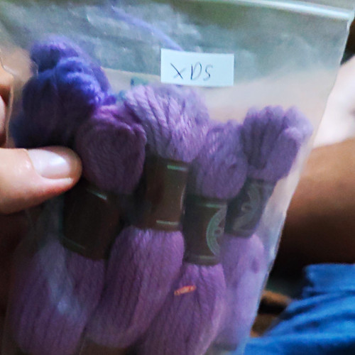 Purple wool tapestry yarn - wool,