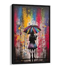 BANKSY UMBRELLA GIRL
