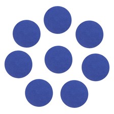 8pcs 5 Inch Round Adhesive Backed Felt for Household Application, Blue