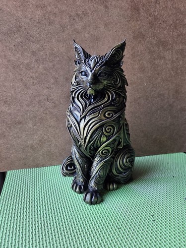 Maine coon cat statue - coon,