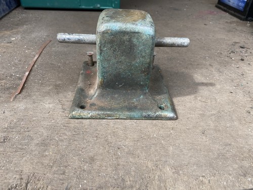 Old brass boat anchor - boat, rope