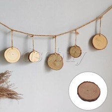 300 Pieces Wooden Slices Round Log Discs for Furniture Ornaments 0.8-1.2inch