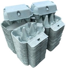 Egg Box 1/2 Dozen Blue Carton Boxes large egg sizes 50 100 600 cartons flat lid