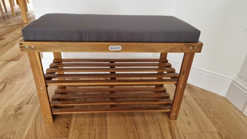 70cm wooden shoe bench seat - bench,