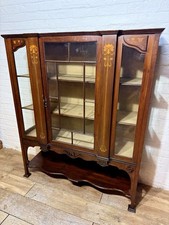 Antique Art Nouveau Display Cabinet - Free Delivery Available