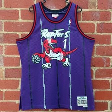 Mitchell & Ness TORONTO RAPTORS MCGRADY #1 NBA Basketball Jersey - Size Large
