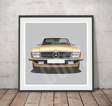 Mercedes 350SL, R107 Artwork