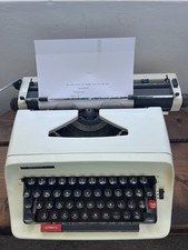 Hermes 305 Typewriter Working