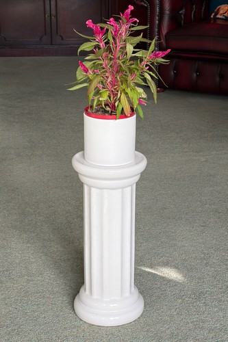 Vintage white ceramic indoor - white,