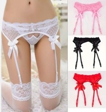 Sexy Women Lace Bowknot