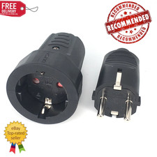 16A EU Schuko Power Plug &