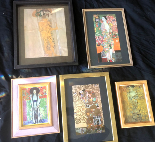Set gustav klimt framed - of, 5