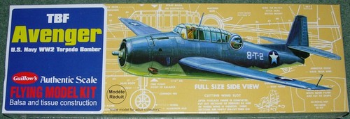 Guillows tbf grumman avenger - tbf,