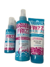 Creighton's Frizz No More Blow dry cream, Revitalising spray, Miracle Serum