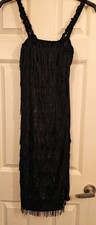 Black Flapper Cocktail Dress