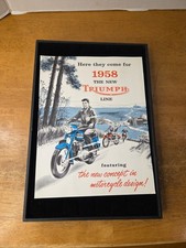 VINTAGE 1958 TRIUMPH