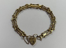 9ct Yellow Gold Gate Bracelet