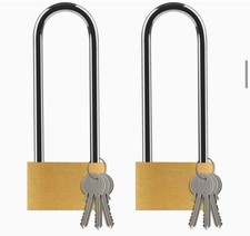 2 X 40MM PADLOCK LONG SHACKLE