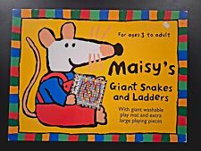 Maisy's Giant Snakes & Ladders Game Giant Washable Play Mat 3yrs+ | Rare Game