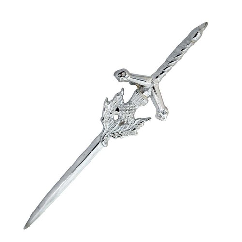 Scottish thistle kilt pin - scottish,