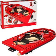 Brio Pinball Game Wooden Retro Pinball Toy Ages 6 Plus
