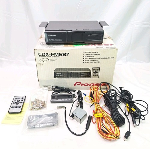 Pioneer cdx fm687 disc cd - 6-disc,