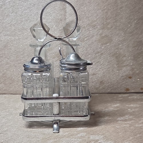 Clear glass salt pepper - clear,
