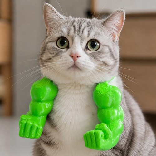 1pc cat fist hulk - 1pc, arm
