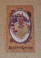 2017 Topps Allen & Ginter #150 Michal Kapral Wood Mini Parallel 1/1 Made Joggler