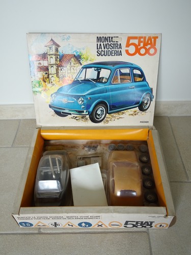 Old toy box game fiat - fiat, 500
