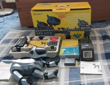 Huge Sony Aibo ERS-210 Robot Dog Bundle with software. Parts only. See desc.