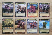 DINOSAUR KING TRADING CARD GAME KTCG 8 x RARE CARDS LOT 27