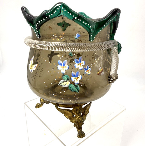 Exquisite antique moser glass - antique,