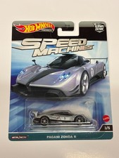 HOT WHEELS PREMIUM PAGANI ZONDA R SPEED MACHINES.