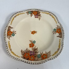 Woods Ivory Ware Plate Square Vintage 