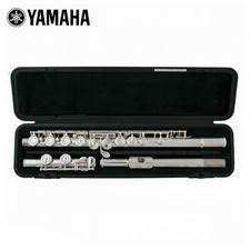 Yamaha YFL 222 Silver Student Flute Offset G, Footjoint C with Hard Case + Bag