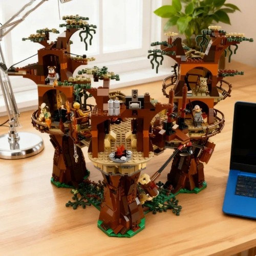Moc star wars ewok - star, village
