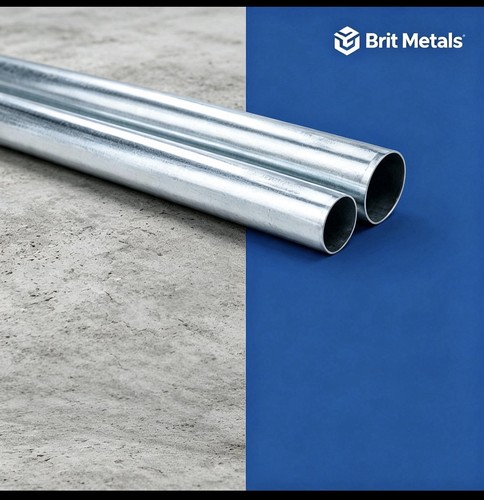 Galvanised scaffold tube from
