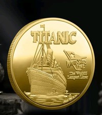 Titanic Coin With Facts Special Edition Beautiful Commemorative Coin.