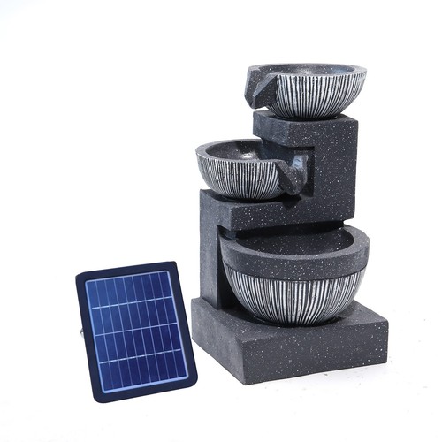 Solar powered natural slate - powered,