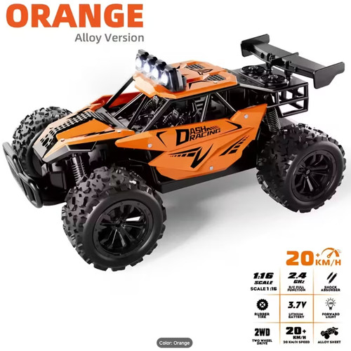 4x4 off road truck orange - off,