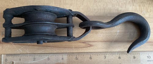 Vintage block tackle - tackle, double
