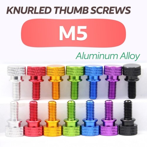 Knurled thumb screws - knurled, m5