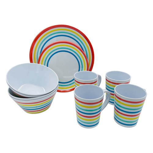Melamine dinner set caravan - dinner,