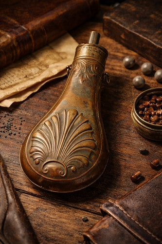 Antique flask cap co - flask,
