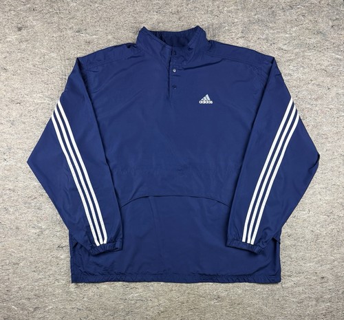 Vintage adidas navy quarter - vintage,