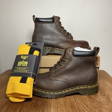 Dr. Martens Docs 939 Dark Brown Crazy Horse Gaucho Leather Ben Boots UK 6 EU 39