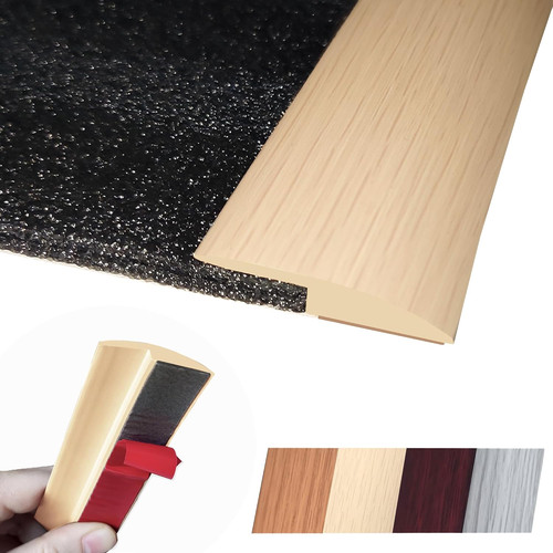 Floor transition strip self - transition,